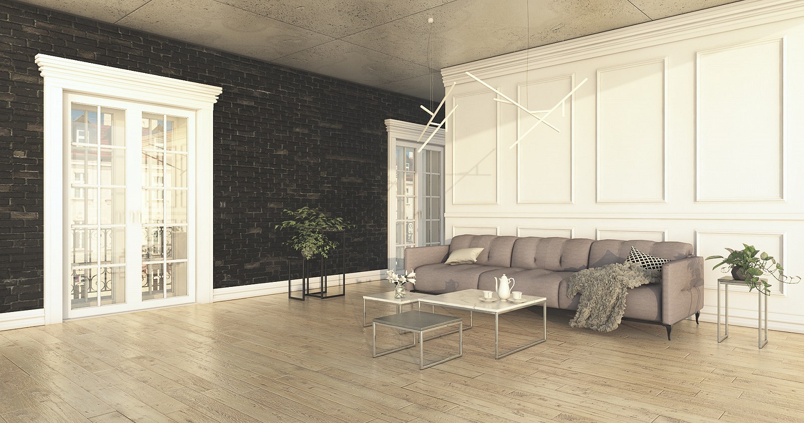 stół marmurowy - bianco cararra